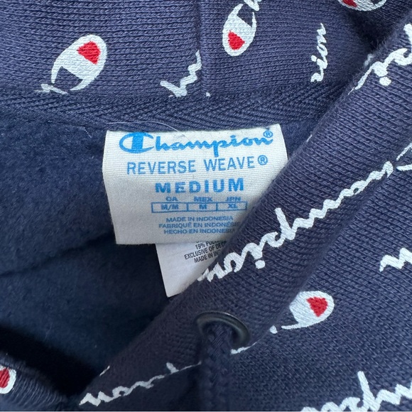 Champion Logo Cropped Hoodie - Picture 3 of 3